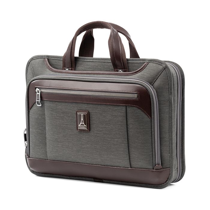 Travelpro Platinum Elite Expandable Business Briefcase In Vintage Grey