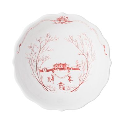 Country Estate Winter Frolic Serving Bowl