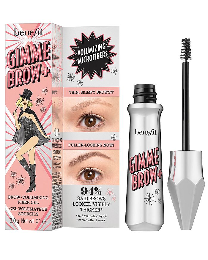 Shop Benefit Cosmetics Gimme Brow+ Volumizing Tinted Eyebrow Gel, Standard In Shade 5: Cool Black-brown
