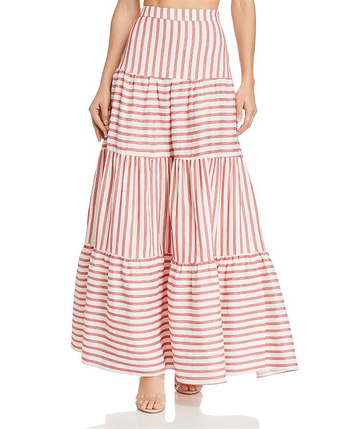Paper London Coquillage Striped Maxi Skirt | Bloomingdale's