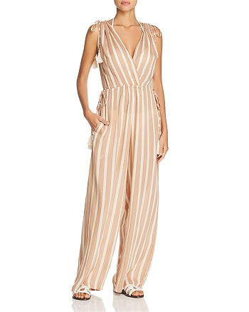 Coolchange Taryn Striped Jumpsuit Swim Cover-Up | Bloomingdale's