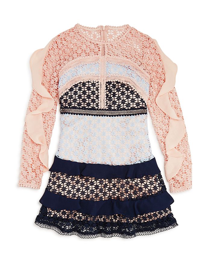 Bardot Junior Girls' Arabella Color-Block Lace Dress - Big Kid ...