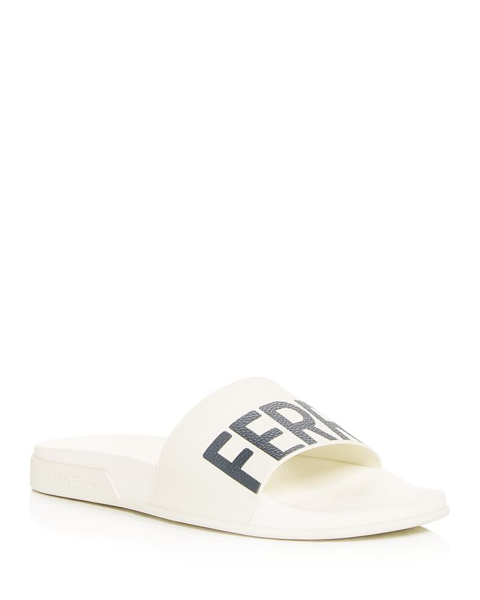 Ferragamo slides bloomingdales hot sale