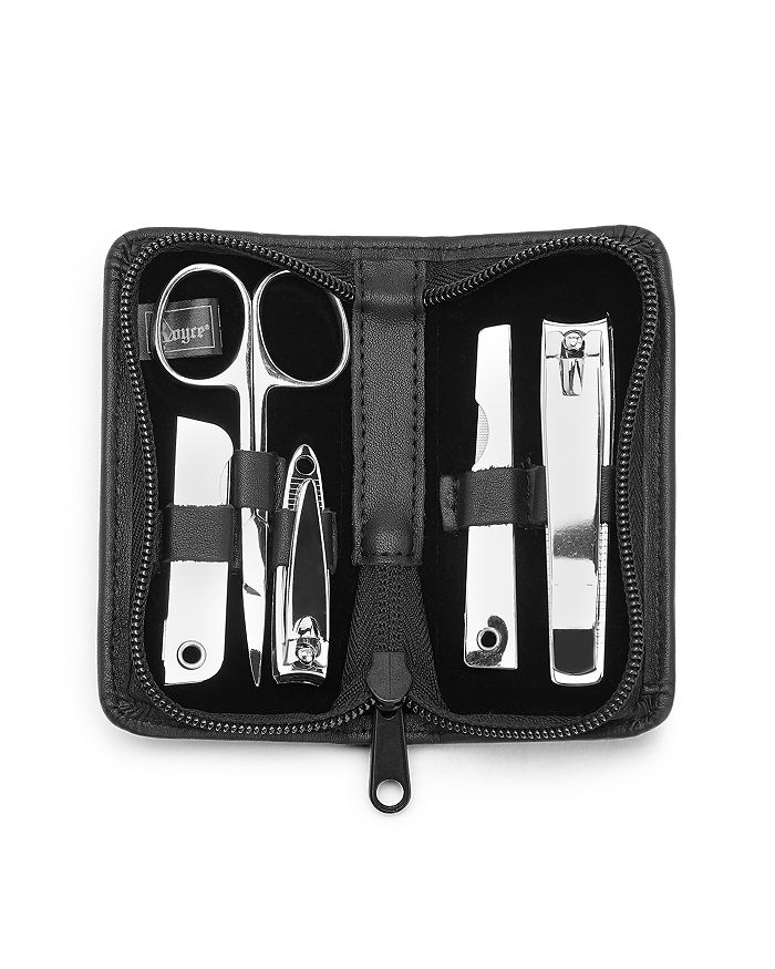 ROYCE New York - Leather Mini Manicure Grooming Kit
