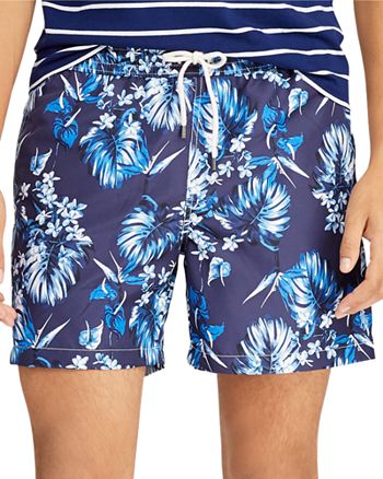 Polo Ralph Lauren Traveler Tropical-Print Swim Shorts | Bloomingdale's