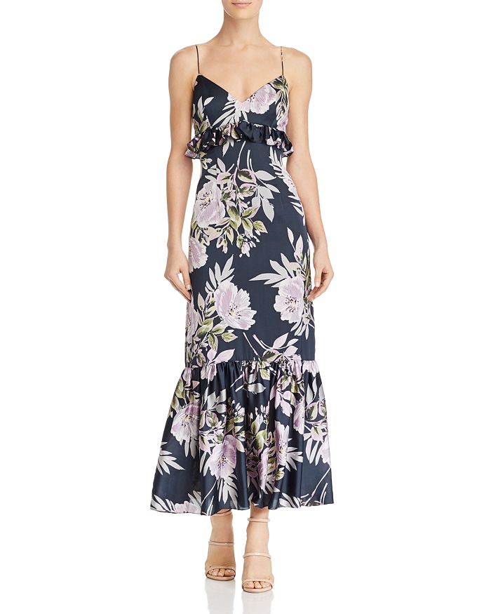 Jill Jill Stuart Floral Midi Dress Bloomingdale's