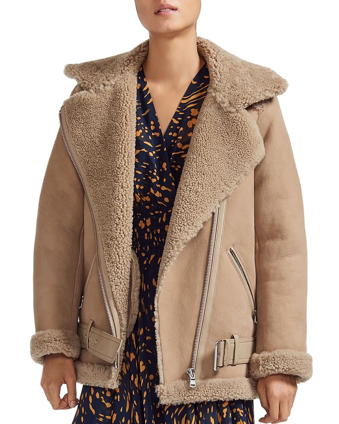 Maje shearling top jacket