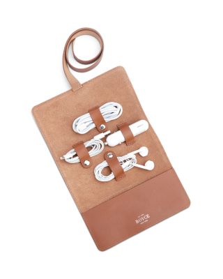 Royce New York Leather Cord Organizer Roll