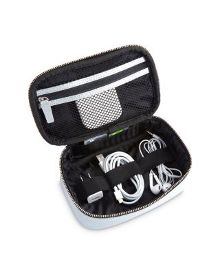 Leather Tech Accessory Travel Storage Case