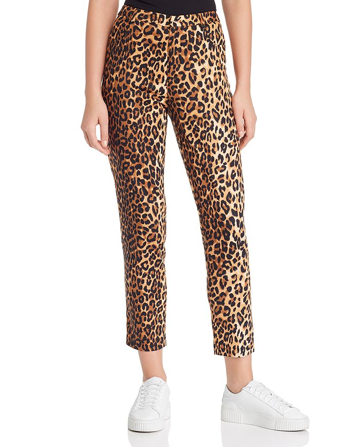 Lucy Paris Nahla Leopard Print Pants | Bloomingdale's