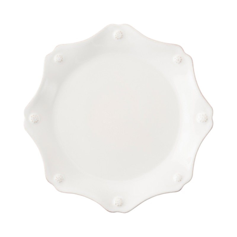 Juliska Berry & Thread Scalloped Dessert/Salad Plate in Whitewash