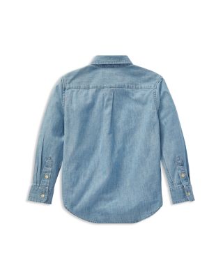 Boys' Chambray Button-Down Shirt - Little Kid