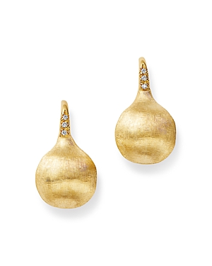 Marco Bicego 18K Yellow Gold Africa Constellation Medium Diamond Drop Earrings