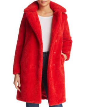 vero moda faux fur teddy coat