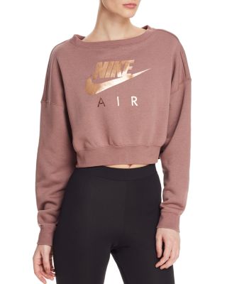 nike air cropped sweatshirt