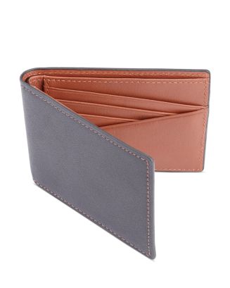 Men's RFID Blocking Leather Bifold Wallet - High Capacity, Full Grain, Classic Design