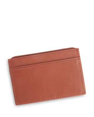 Leather RFID-Blocking Executive Slim Credit Card Case