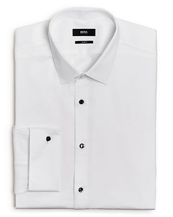 Jasper Pique Slim Fit Tuxedo Shirt
