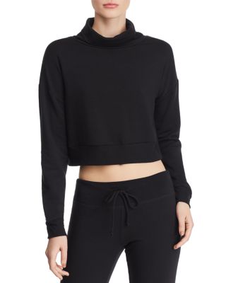 beyond yoga all time cropped pullover