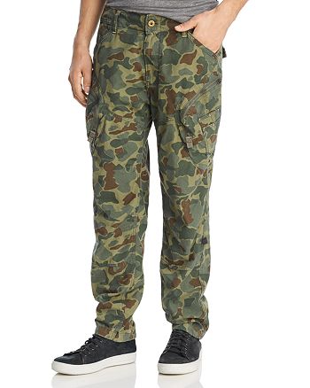 G-STAR RAW Rovic Airforce Camouflage Print Relaxed Fit Cargo Pants ...