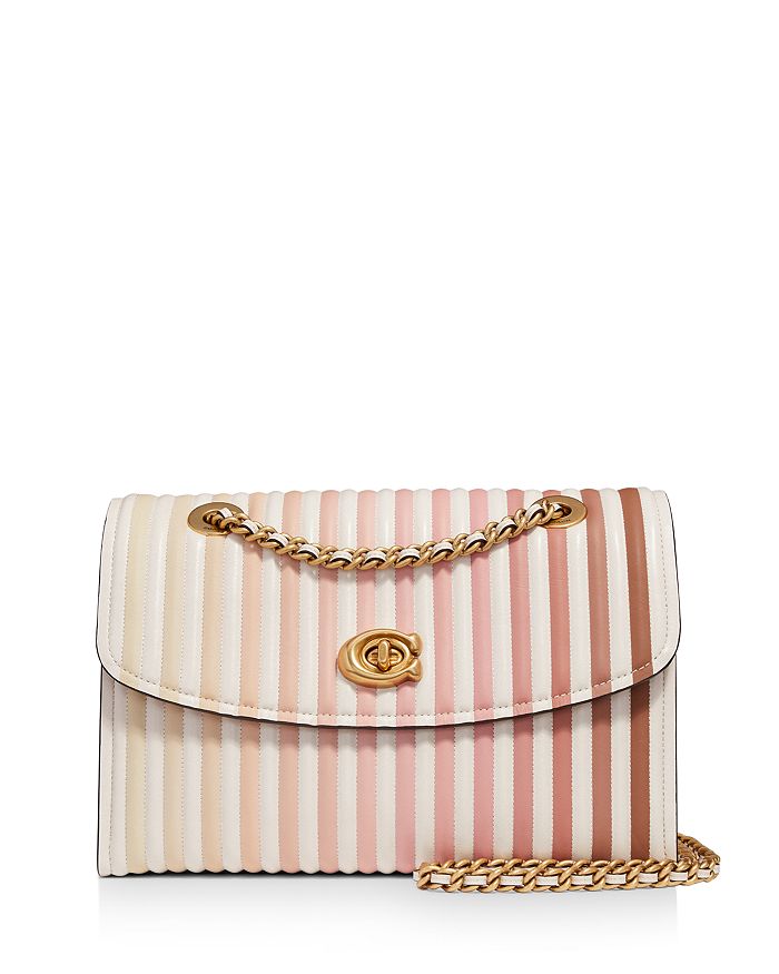 Coach parker quilted sales leather shoulder bag