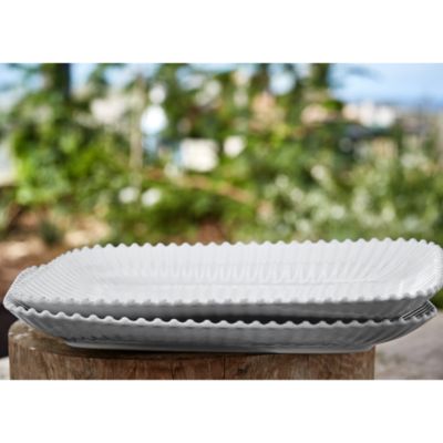 White Pearl Rectangular Platter