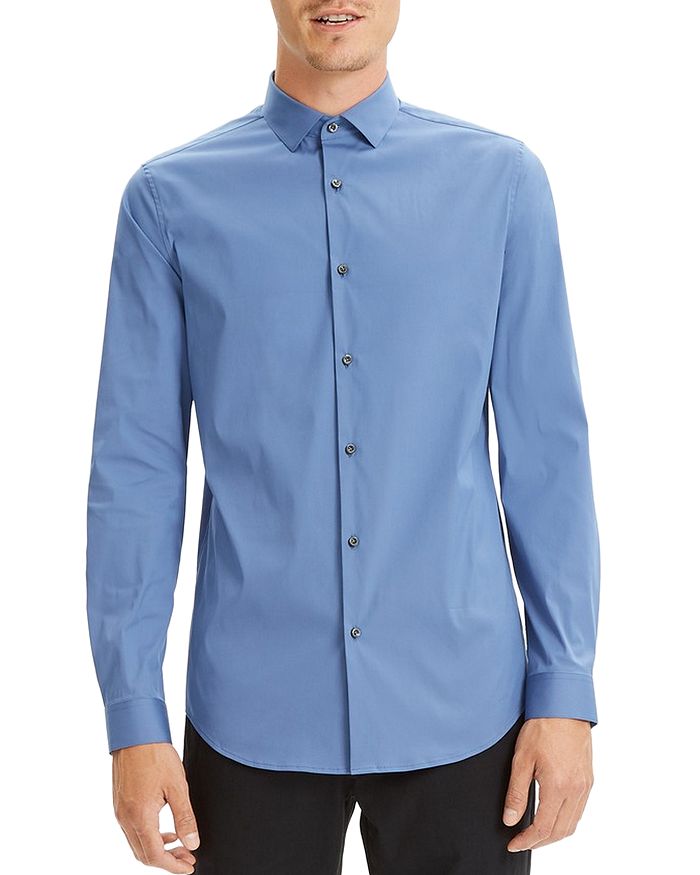 Theory Sylvain Wealth Button-Down Shirt - Slim Fit | Bloomingdale's