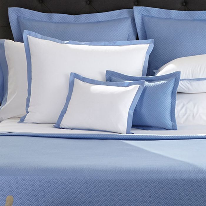 Matouk Oberlin Standard Sham In Azure