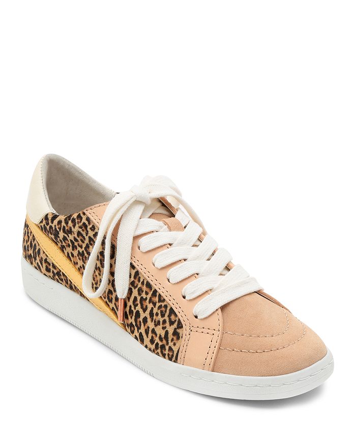 Dolce Vita Women's Nino Animal Print Low Top Sneakers In Leopard