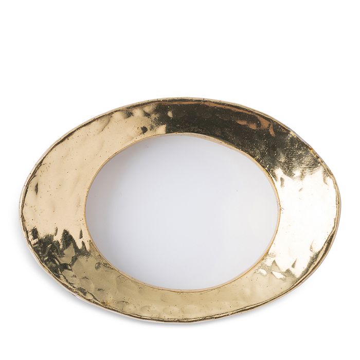 Shop Juliska Puro Napkin Ring In Gold