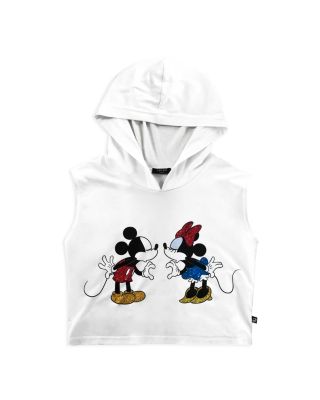Terez - Girls' Disney Mickey Mouse & Minnie Mouse Hooded Tank - Big Kid