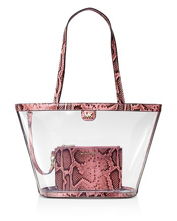 MICHAEL Michael Kors Rita Medium Clear Bucket Tote Bag - 100% Exclusive |  Bloomingdale's