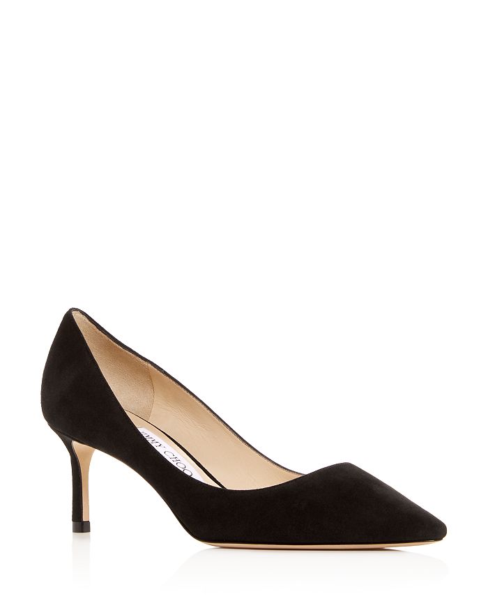 Jimmy Choo Romy 60 Pumps In Navy Blue Suede In Blue