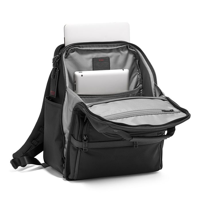 Shop Tumi Alpha 3 Compact Laptop Brief Pack In Black