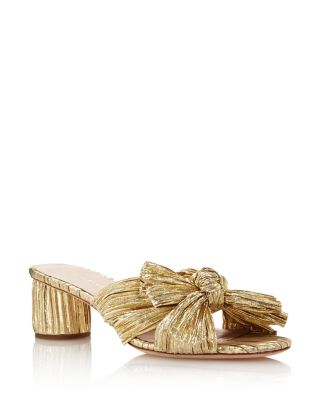 loeffler randall gold sandals