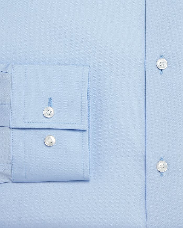 Shop Hugo Boss Basic Solid Slim Fit Dress Shirt In Light Blue