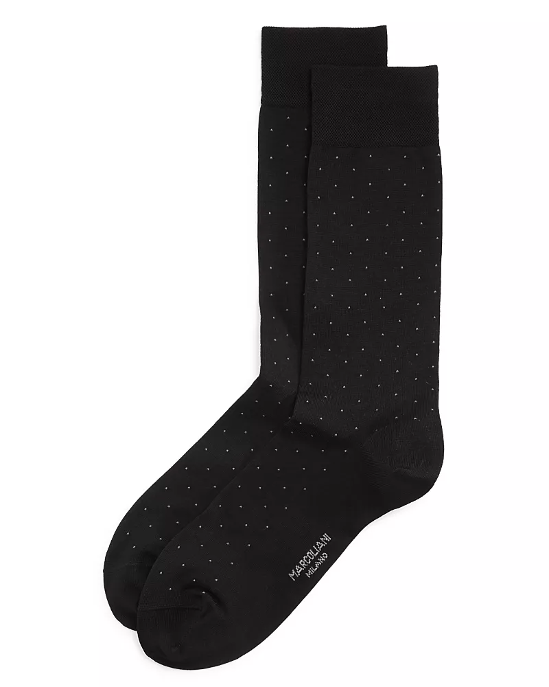 Marcoliani Lisle Pin-Dot Socks