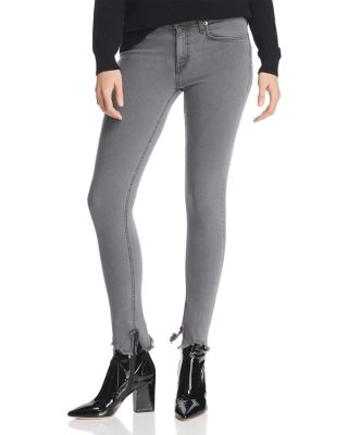 rag \u0026 bone Cate Frayed-Hem Skinny Jeans 