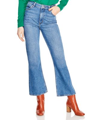 Sandro Rudolphe High Rise Flared-Leg 