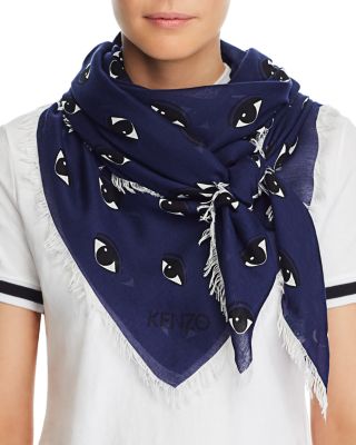 kenzo multi icon scarf