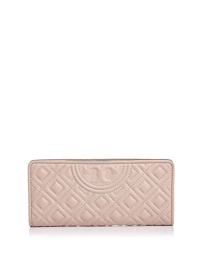 Tory Burch Fleming Slim Quilted Leather Wallet Bloomingdale s