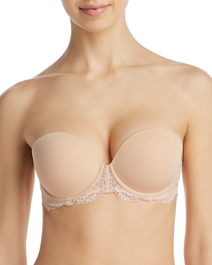 STELLA MCCARTNEY STELLA MCCARTNEY STELLA SMOOTH & LACE STRAPLESS BRA,S8RE30020
