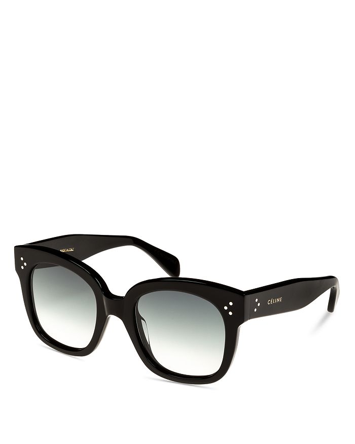 Shop Celine Butterfly Sunglasses, 54mm In Black/gradient Smoke