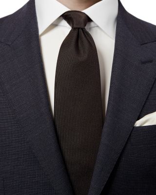 Solid Textured Silk Classic Tie