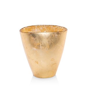 Vietri Moon Glass Leaf Small Vase