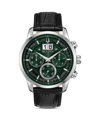 Bulova - Sutton Classic Big Date Dark Green Dial Chronograph, 44mm