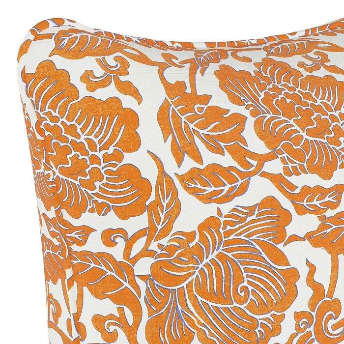 Shop Sparrow & Wren Down Pillow In Japanais, 20 X 20 In Orange