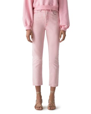 agolde pink jeans