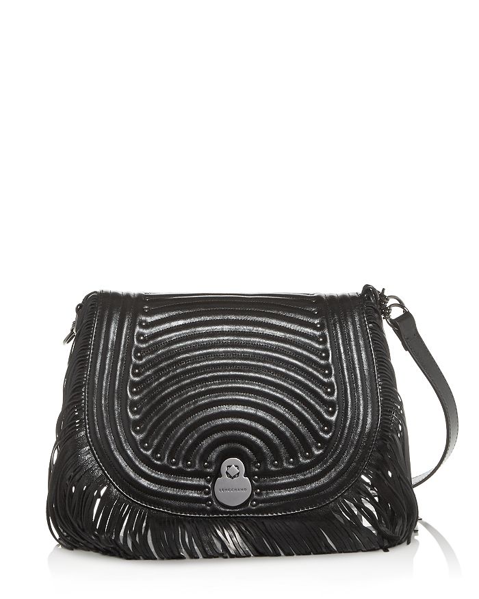 Longchamp Cavalcade Wild Medium Leather Crossbody Bloomingdale's