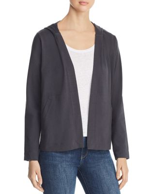 eileen fisher hooded cardigan